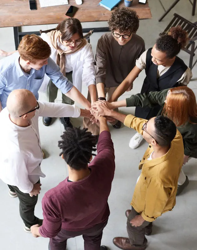 Team working together